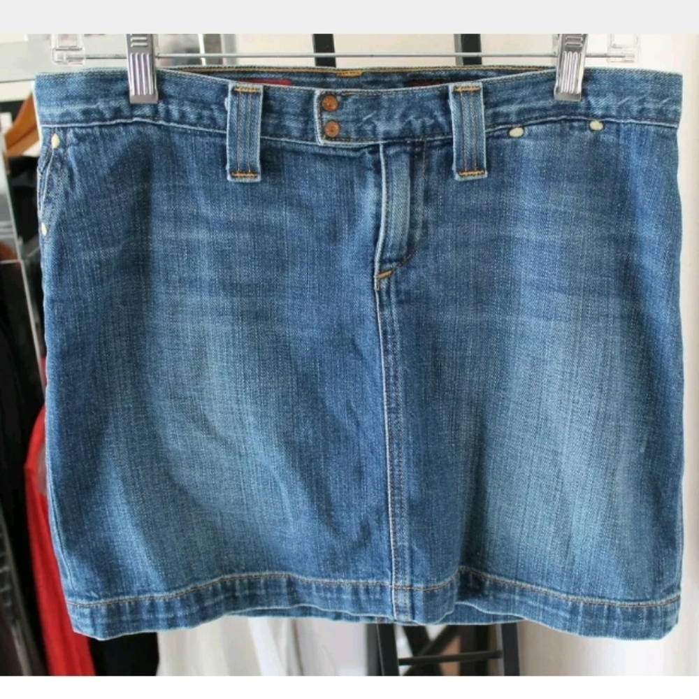 AG Adriano Goldschmied Women's Denim Mini Skir